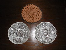 Dessert-Teller aus Bleikristall