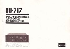 Bedienungsanleitung-Operating Instructions für Sansui AU-717 