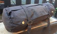 42cm Wax Wachs Lenker Sattel Pack TASCHE Toolbag Werkzeugrolle Harley Chopper 