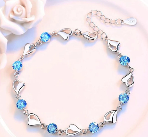 Armband armkette herz zirkon - armband,