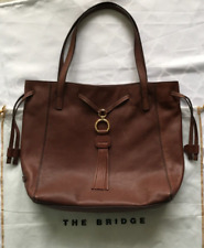 The Bridge große Tasche Shopper Margherita Leder Braun einmal benutzt
