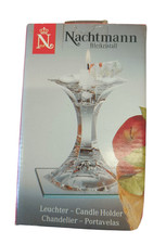Nachtmann Bleikristall Kerzenhalter Kristall Glas Kerzenleuchter in OVP