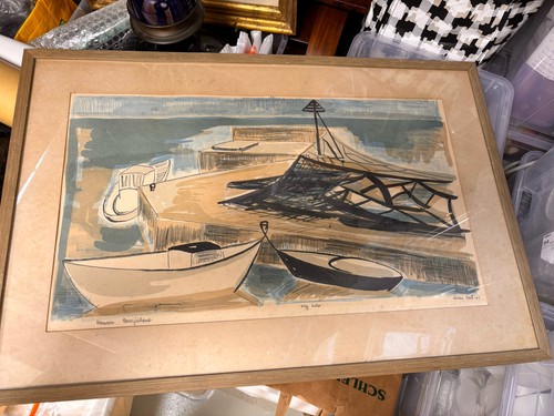 Allan erwø lithographie 1963 - allan,