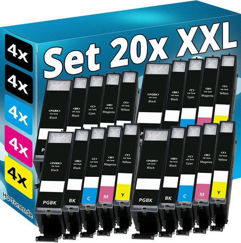 20x tinte patronen - 20x,