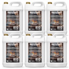 30L Bioethanol KAFFEEDUFT Tischkamin Ethanolkamin Kaminethanol 6 x 5 liter