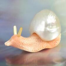 Süd Meer Barock Perle & Geschnitzter Aprikose Syrinx Trompete Muschel Schnecke