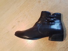 ZANON & ZAGO Damen Stiefelette Leder Gr. 38 schwarz  2-bis3 mal getragen