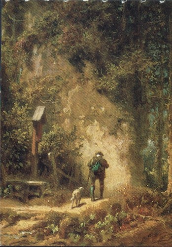Farbige postkarte carl - -,
