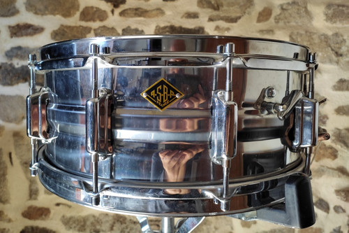 Asba metal 14x5 snare - asba, drum
