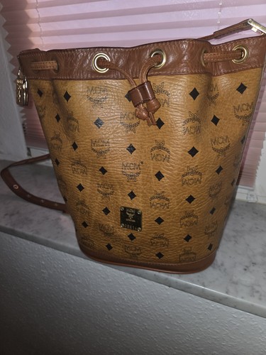 Mcm beuteltasche cognac braun - beuteltasche, cognac/braun