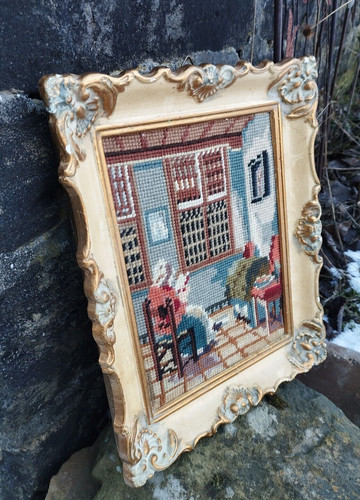 Antik barock floraler - barock,