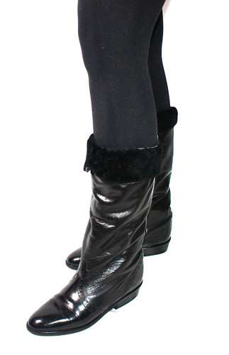 Vintage brogue damenstiefel - brogue,