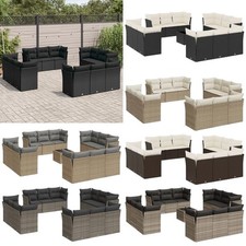 Gartenmöbel Sofa Garnitur Lounge Sitzgruppe 12/13-tlg. Poly Rattan vidaXL