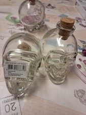 Totenkopf flasche glas - totenkopf, mit