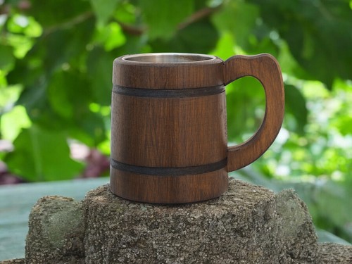 Holz bierkrug geschenk - bierkrug, –