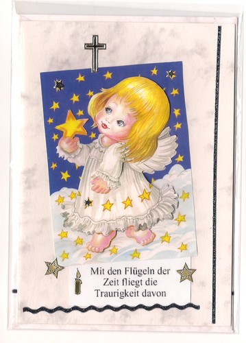 Karte trauer - "trauer,