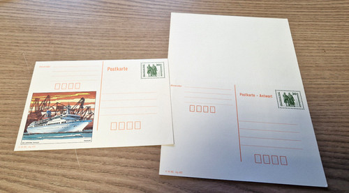 Leere postkarten ddr - ddr, ms