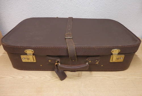 50er 60er koffer leder - 50er,