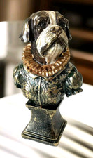 Skulptur Hund 22 cm Bulldogge