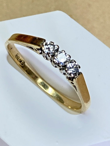 Diamant ring karat - in,