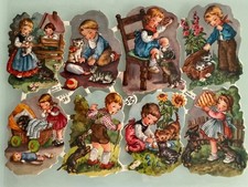 AFKH    Nr.36   Bogen  Glanzbilder, Oblaten, Stammbuchbilder