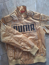 Puma Jacke Racingjacke Sportjacke gold M/L neuwertig