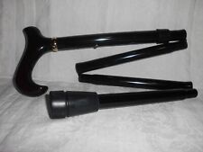 Höhenverstellbarer Faltbarer Gehstock  Mit Derbygriff Reisestock