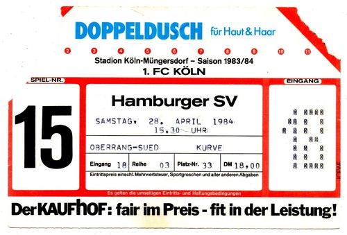 Ticket köln - bl, fc