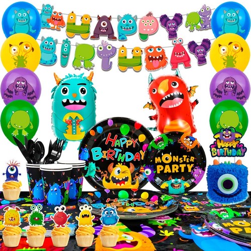 Monsters geburtstag geschirr - geburtstag,