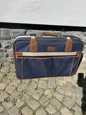 gut erhaltener hochwertiger Koffer Stoff/Kunsteder Ohne Rollen Reisetasche
