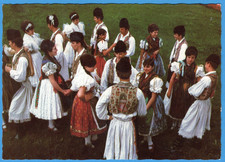 25/1019 AK  UNGARN TRACHTEN - TRACHTENGRUPPE VOLKSTRACHT gel. nach CSSR