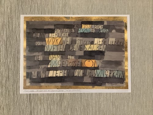 Postkarte paul klee er - 1, klee,