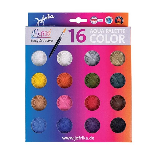Aqua schminkpalette farben - schminkpalette,