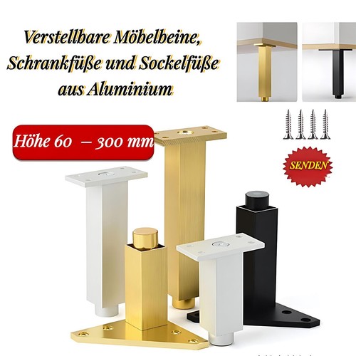 Aluminium tischbeine metall - aluminium,