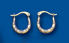 Creolen Gold Creole Gelb- und