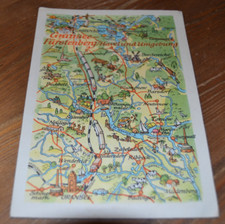 PK AK Landkarte 1975 Gransee