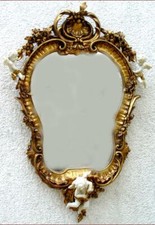 Romantischer Spiegel Amoretten