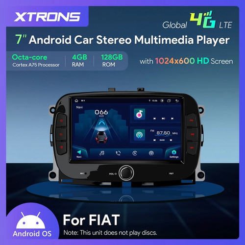 Autoradio gps fiat 500 - gps, 4gb