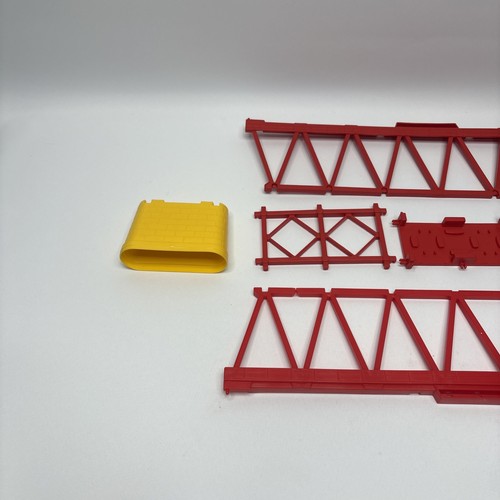 Trackmaster track red - track, bridge