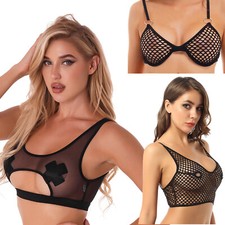 DE- Damen Netz BH Brustfreier