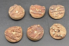 ⚜️ 6 alte Hirschhorn Knöpfe für Miesbacher/Chiemgauer Trachten Jacke  Ø 2,9 cm⚜️