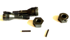 2 RC Car Stahl Radachsen für