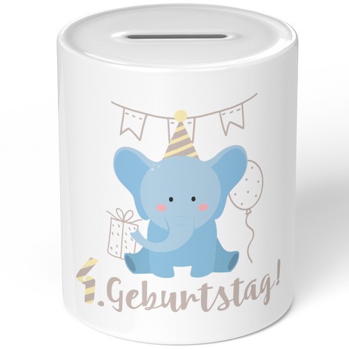 Geburtstag blauer elefant - 4.,