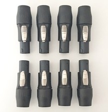 8 Stück Speakon kompatible Stecker 4pol für Lautsprecher Boxen Kabel Set 8 Stück