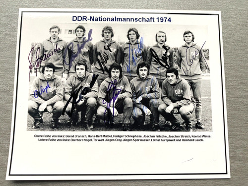 Ddr auswahl 1974 - wm, ddr-brd