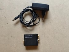 Deluxecable Digital to Analog Audio Converter Audio Wandler Toslink zu Chinch