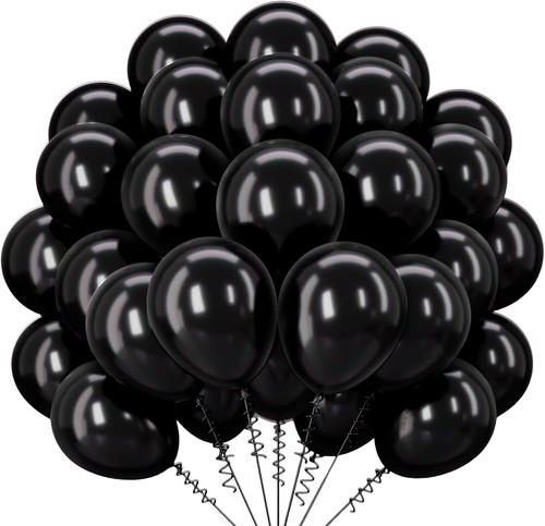 Luftballons schwarz stück - luftballons, 62