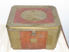 Blechdose Behälter "Eduscho" Kaffee, Tee,Kakao Versand Bremen  wohl um 1910!