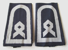 Rangabzeichen Luftwaffe Hauptfeldwebel weiß/blau  Bw Schulter Klappen Schlaufen