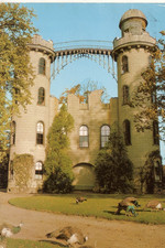 ak  BERLIN  - PFAUENINSEL , Schloß mit Pfau ; ca. 1972 (Kunst & Bild)